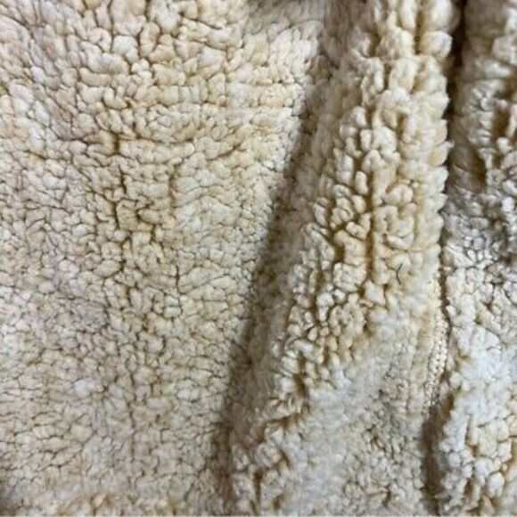 New The Pink Lily Womens Cream Teddy Sweater Quarter Zip Pullover Size Medium - Picture 5 of 7